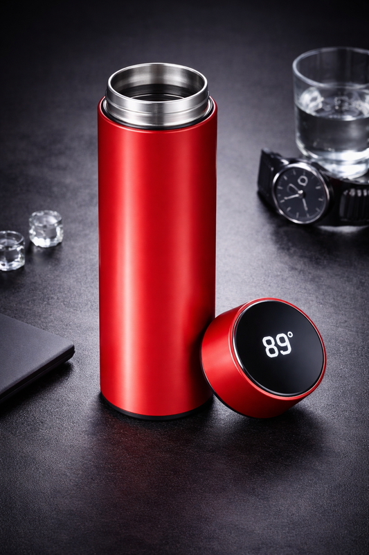 Smart Temperature Display Flask / custom Logo