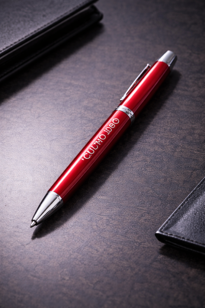 Custom metal executive pen, close-up product view