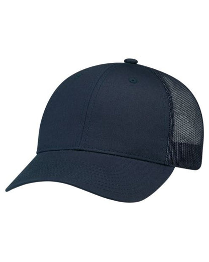 Custom logo cotton trucker cap, product detail view