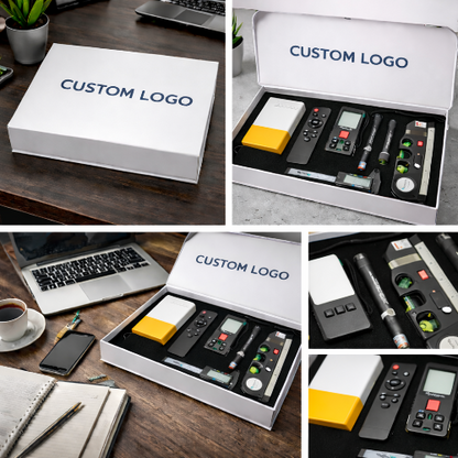 Custom logo engineering gift box, main product presentation