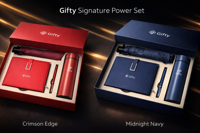 Executive branded gift box
