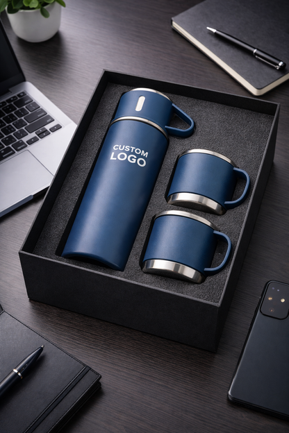 500 ml travel vacuum flask set, product detail view