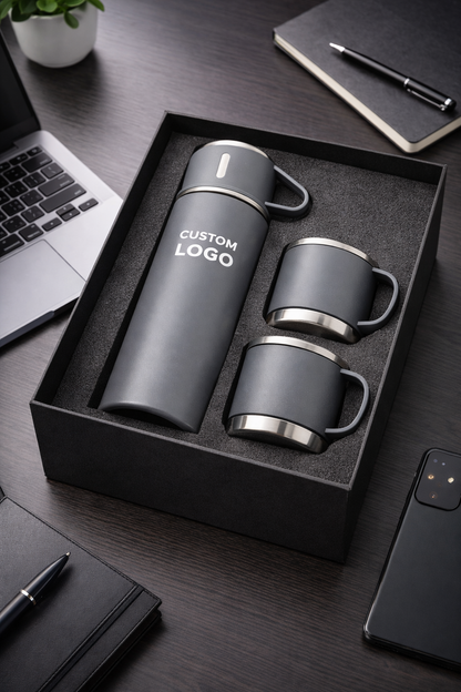 500 ml travel vacuum flask set, available colour option