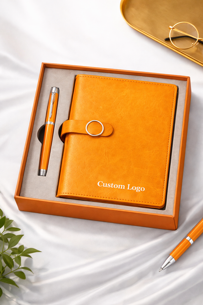 Premium custom logo corporate gift set, available colour option