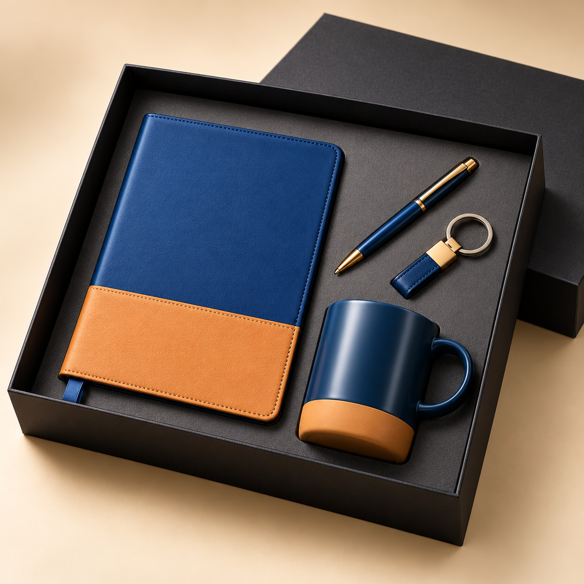 Navy Executive Desk Essentials Gift Set