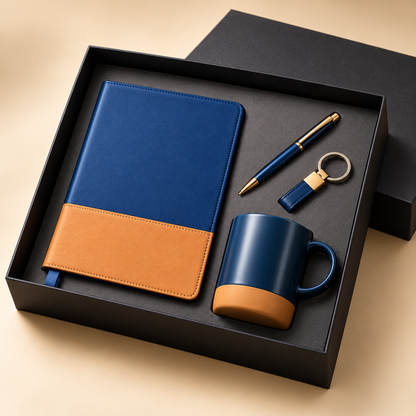 Navy Executive Desk Essentials Gift Set