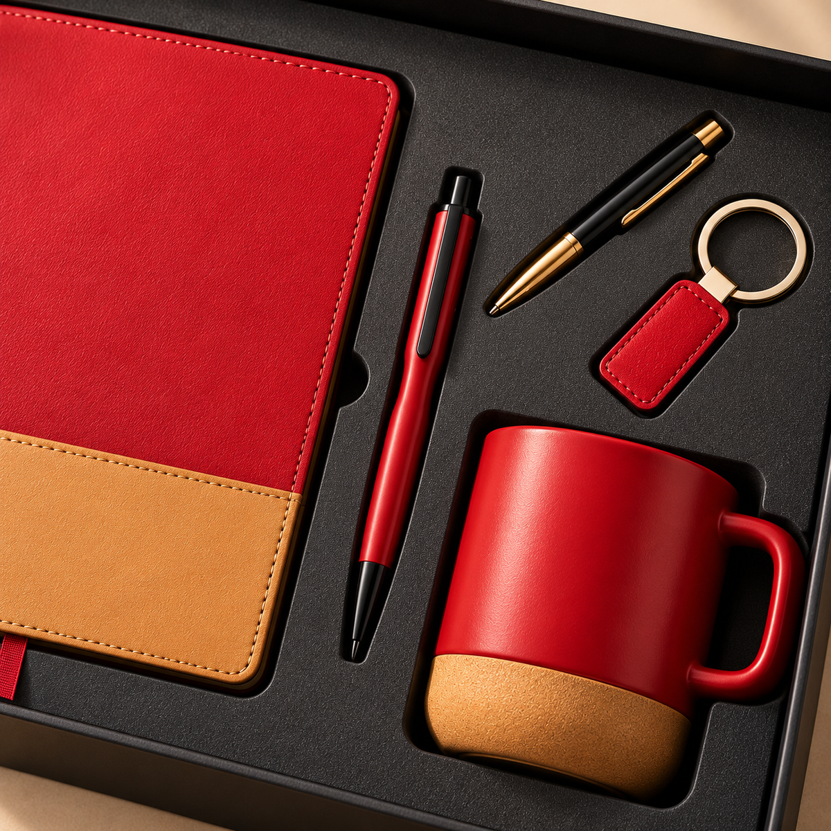 Crimson Executive Desk Essentials Gift Set