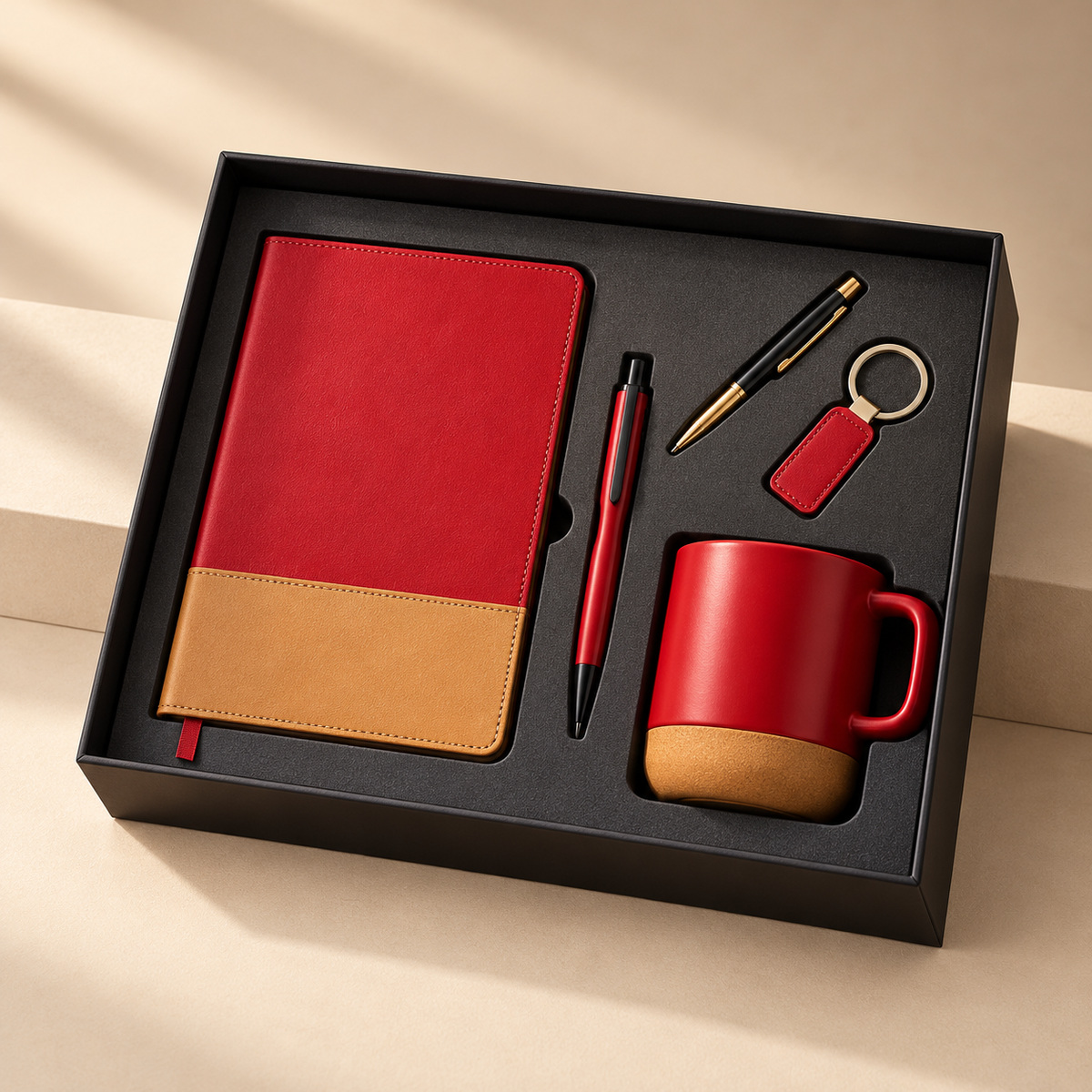 Crimson Executive Desk Essentials Gift Set