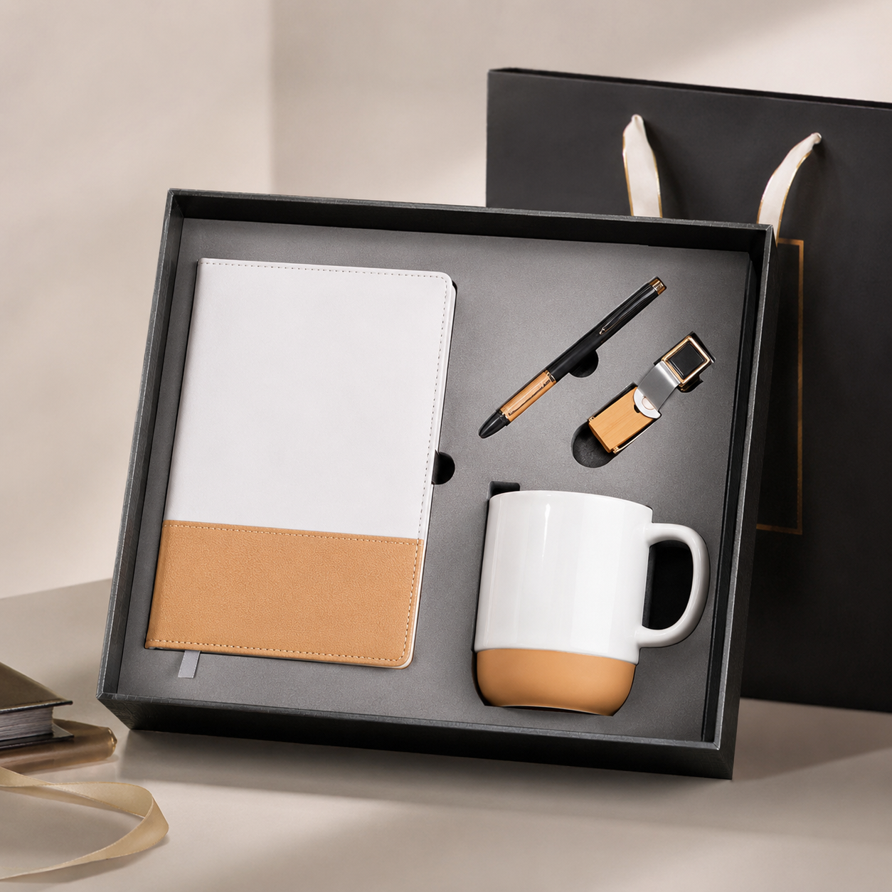 Ivory executive desk essentials gift set